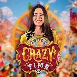 Crazy Time logo by Evolution DuoSpin Casino