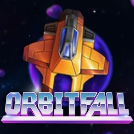 Orbitfall slot logo by ELK Studios at DuoSpin Casino