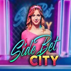 Side Bet City slot visual from Evolution available on duosspin.gr
